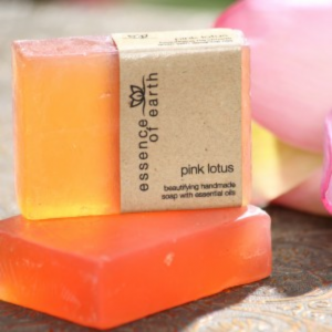 Pink Lotus Beautifying handmade soap with essential oils