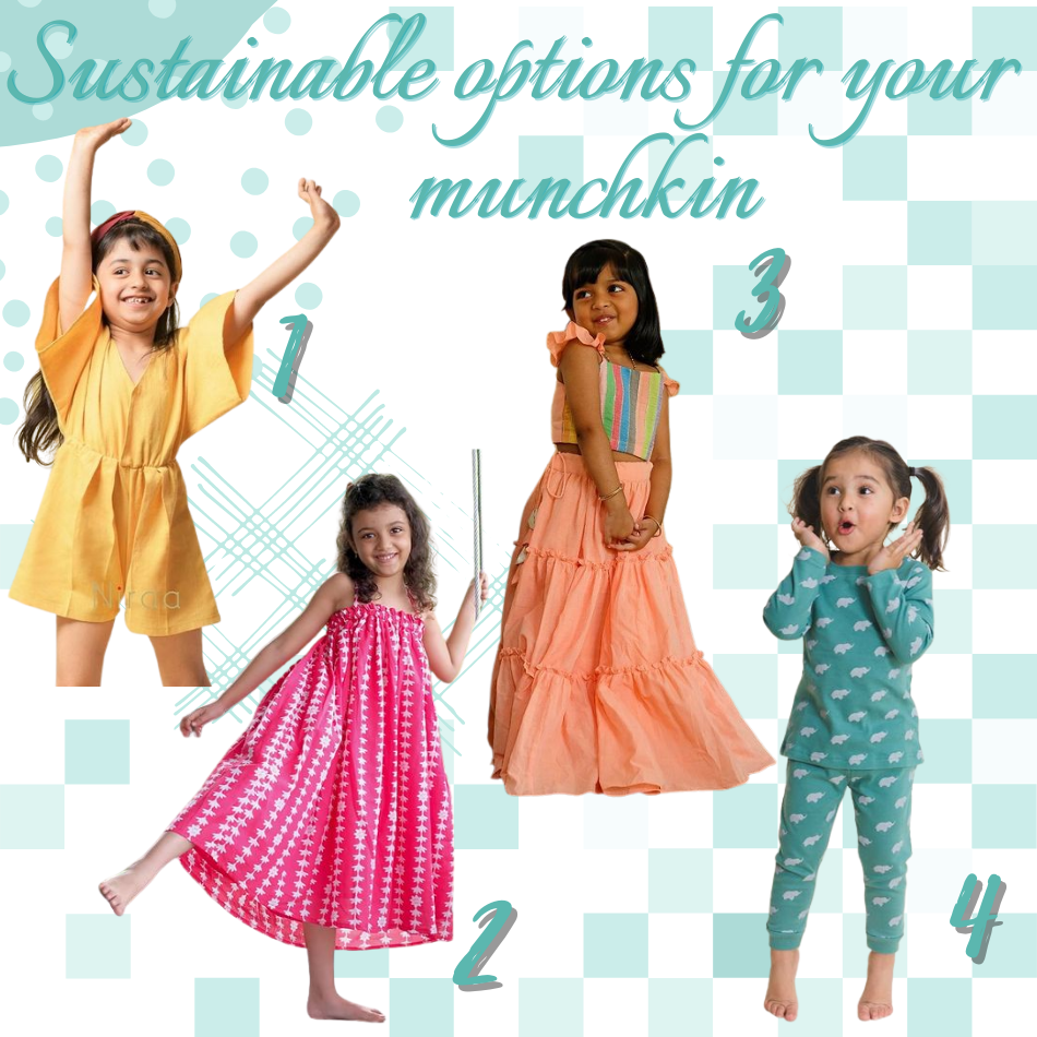 4 Sustainable clothing brands in India for your lil ones that are comfy, chic & incredible