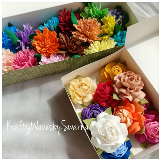 KraftyWaves|Pick corsage, foamiran flower for haldi ceremony, and more